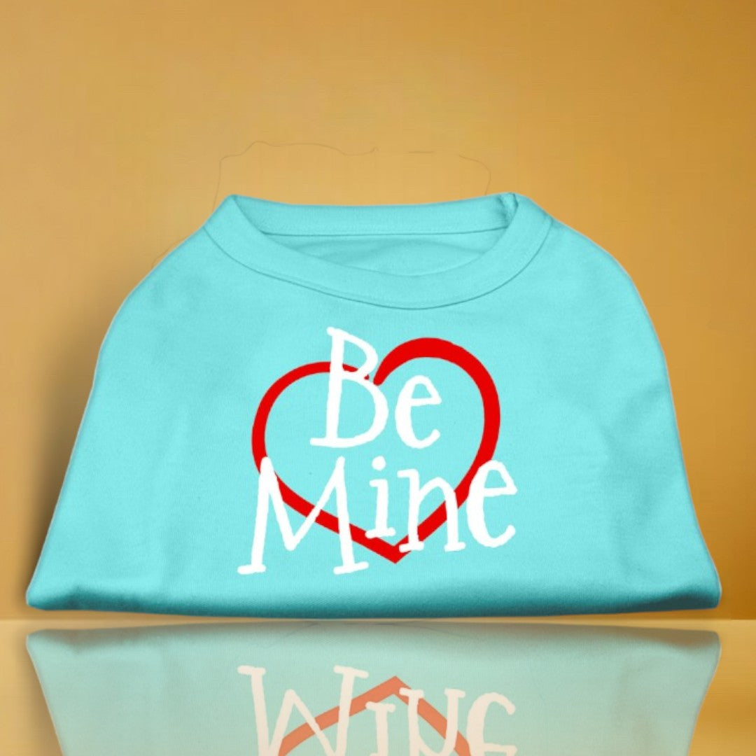 Be Mine Screen Print Dog Shirt