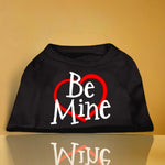 Be Mine Screen Print Dog Shirt