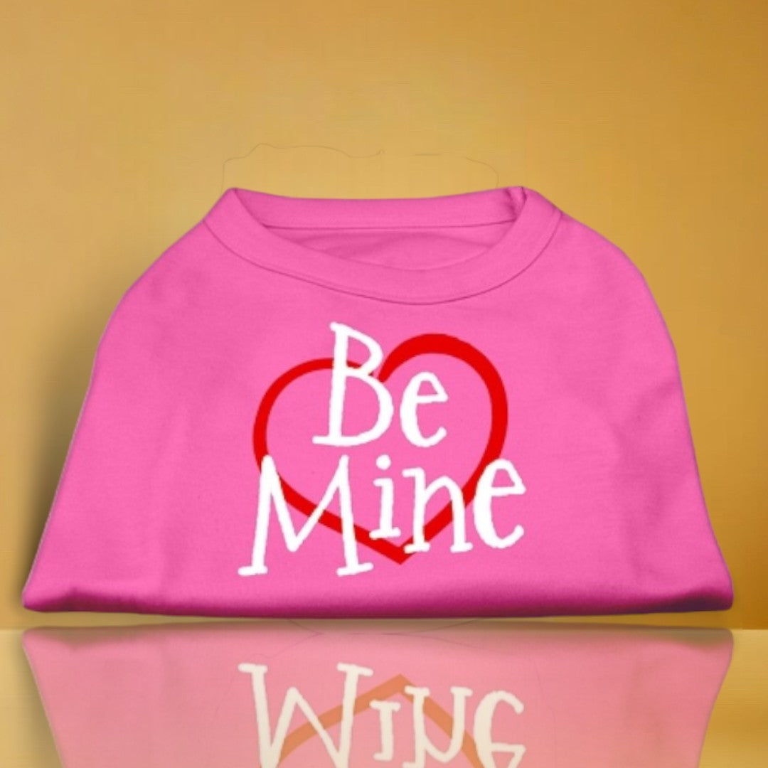 Be Mine Screen Print Dog Shirt