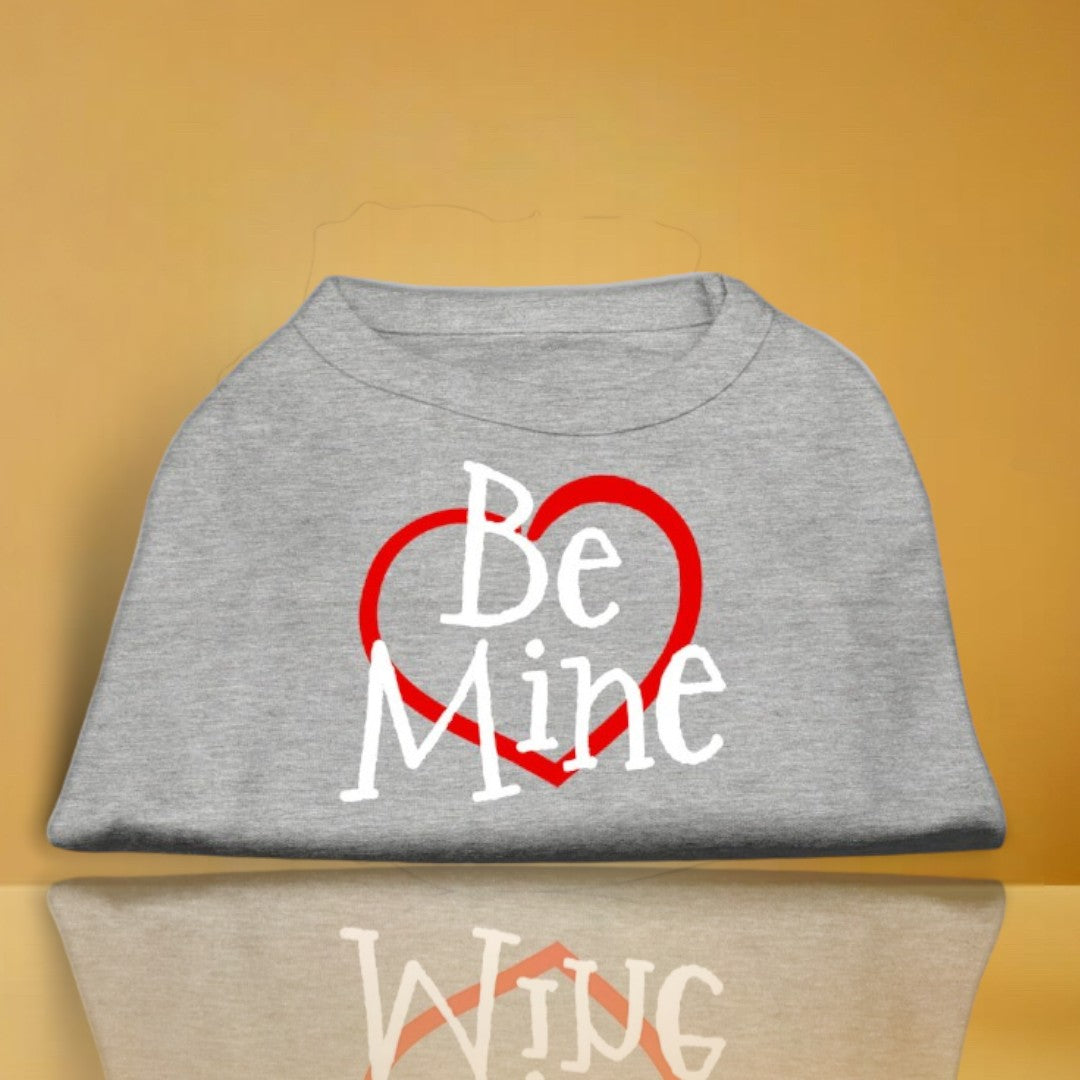 Be Mine Screen Print Dog Shirt